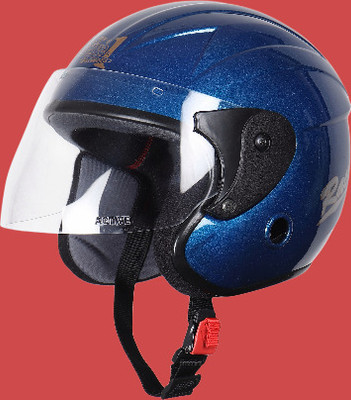 nextin nano_181 Motorbike Helmet(Blue)