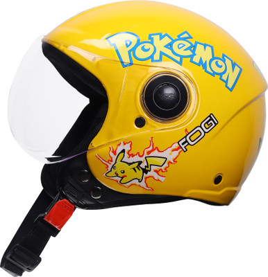 Xinor Fogi for Kids Boys & Girls ISI Certified Motorbike Helmet(Pokemon Yellow)
