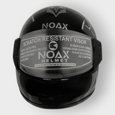 Font Unisex Full Face Helmet For Motorbikes -562-ABC Motorbike Helmet(Silver)