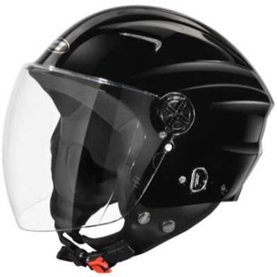 STUDDS RAY Super Open FACE Helmet Motorbike Helmet(Black)