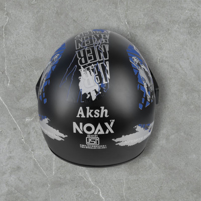 NOAX SOLID BRANDED & ISI MARKED HELMET FOR UNISEX SAFE RIDE(SLFK-778 Motorbike Helmet(Blue)