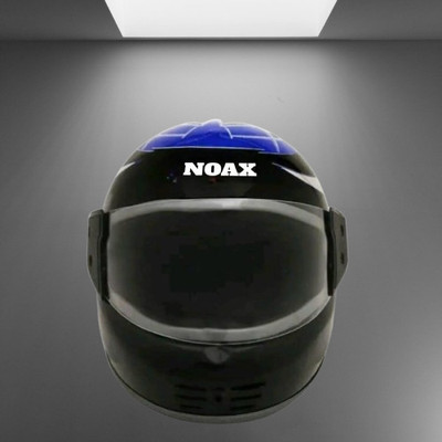 Font blue full face helmet unisex9-AAA Motorbike Helmet(Black)