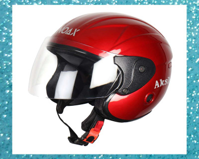 NOAX SOLID QUALITY FOR UNISEX ISI MARKEDHELMET FULL FACE RIDING SL-46 Motorbike Helmet(Red)