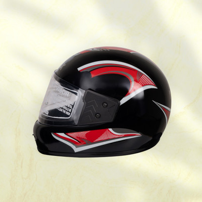 NOAX ISI MARKED KING OF HELMET UNISEX RIDDING HELMET TOP SELLING(DD-450 Motorbike Helmet(Red)