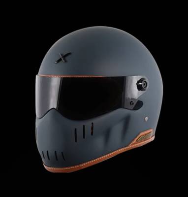 CR Decals Designs AXOR RETRO DOMINATOR Dull Slate Helmet Motorbike Helmet