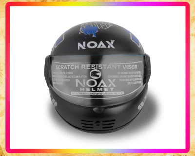 NOAX SOLID QUALITY FOR UNISEX HELMET FULL FACE SL-97 Motorbike Helmet(Blue)