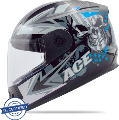 TEXUM TH-FFGGBL3 Motorbike Helmet(Grey)