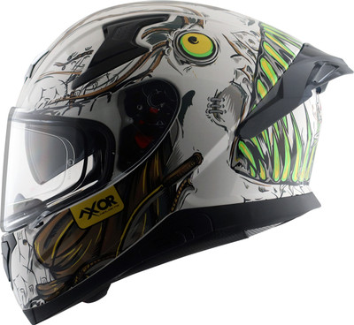 Axor Apex Seadevil Motorbike Helmet(White Gold)