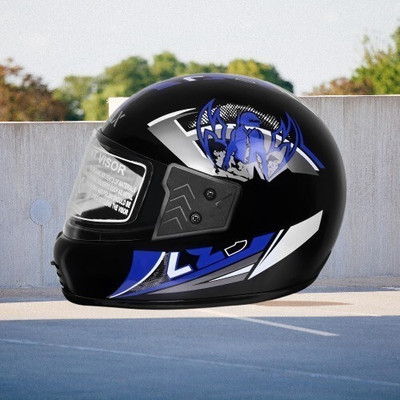 NOAX ISI MARKED UNISEX HELMET FOR RIDDING BIKE NON STOP(DD-255 Motorbike Helmet(Multicolor)