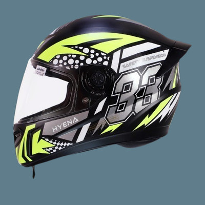OZONE Premium Helmet_full face_Hyna_superior Quality_JMD@21@95 Motorbike Helmet(YELLOW-BLACK)
