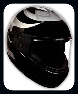 SDF azone1 Full-Face Men & Boys Bike Riding Unbreakable Motorbike_HLT Motorbike Helmet(Black)
