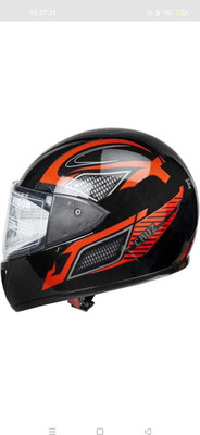 NOAX FULL FACE STYLISH HELMET Motorbike Helmet(Red)