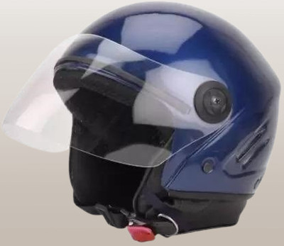 KIN Half Face Helmet_ISI certified_Blue01 Motorbike Helmet(Blue)