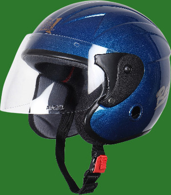 nextin nano_137 Motorbike Helmet(Blue)