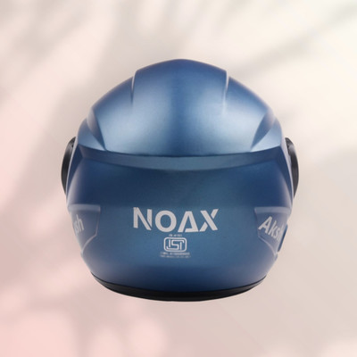 NOAX Unisex Full Face Helmet For Motorbikes -573 Motorbike Helmet(Blue)