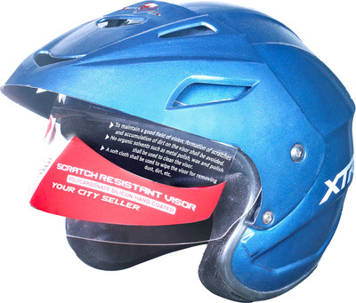 Quite cbp Motorbike Helmet(Blue)