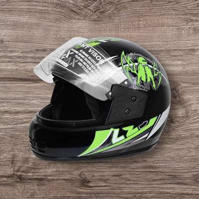 NOAX UNISEX UNIQUE FELMET FOR RIDIDNG BIKES-Silver244244- jaal- 44GREENGREEN244 Motorbike Helmet(Green)