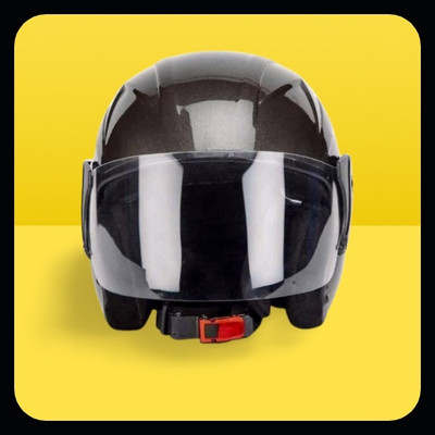 MonteX-1 New_Open Face Bike helmet LA12 Motorbike Helmet(Black)