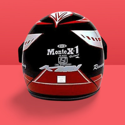 MonteX-1 Full Face Bike helmet O2 Motorbike Helmet(Black)