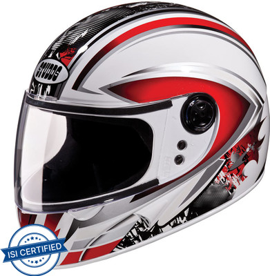 STUDDS Chrome D1 Motorbike Helmet(White)