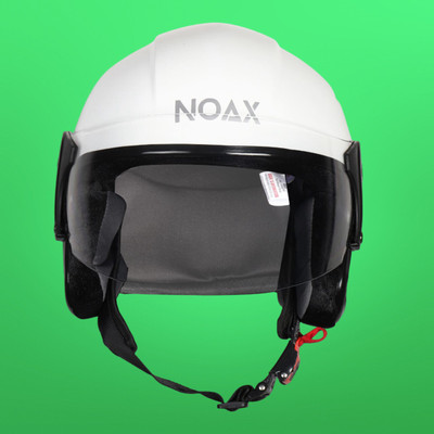 NOAX unisex open face helmet for safty422 Motorbike Helmet(White)