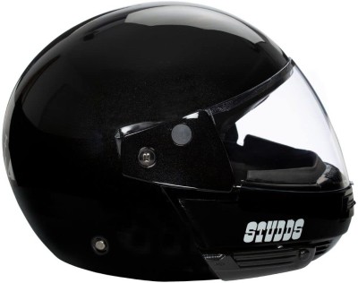 STUDDS NINJA PASTAL PLAIN Motorsports Helmet(Black)