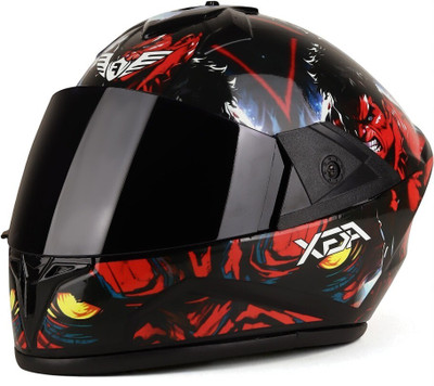 deletion Fighter hulk HD Graphics with Anti UV PC Visor ABS Material Unisex (MM-1) Motorbike Helmet(Multicolor)