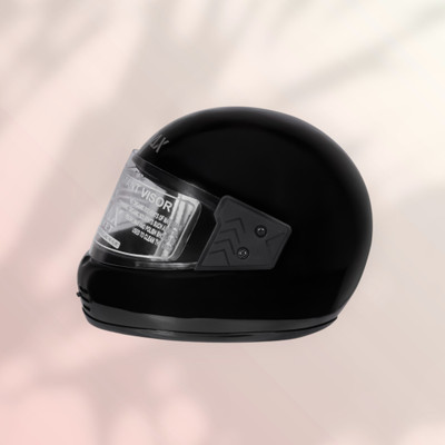 NOAX UNISEX SAFETY HELMET ONROAD HELMET- TWO WHEELER,BIKE & SCOOTER (SL-448 Motorbike Helmet(Black)