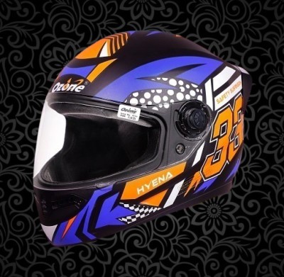 OZONE Premium Helmet_full face_Hyna_superior Quality_JMD@21@116 Motorbike Helmet(BLUE-BLACK)