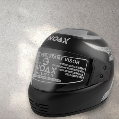 NOAX UNISEX UNIQUE FELMET FOR RIDIDNG BIKES-Silver237 Motorbike Helmet(Silver)