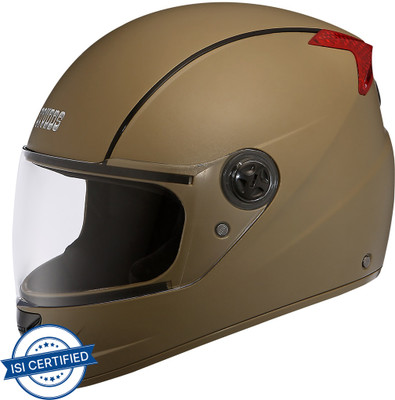STUDDS Professional Motorbike Helmet(Desert Storm with Black Strips)