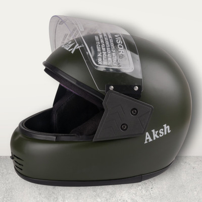 NOAX unisex full face good hard quality helmet-Black329 Motorbike Helmet(Black)