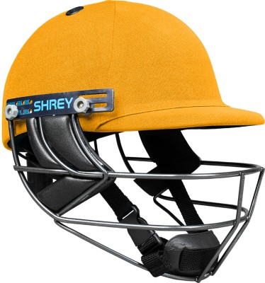 Shrey Premium 3.0 Steel Cricket Helmet(Gold)