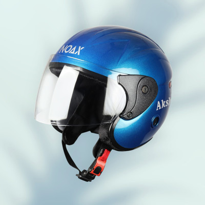 NOAX SAFETY HELMET FOR ONROAD RIDDING SOLID MATERIAL-TWO WHEELER(SLFK-AT-752 Motorbike Helmet(Blue)