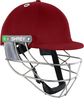 Shrey KOROYD STAINLESS STEEL Cricket Helmet(Maroon)