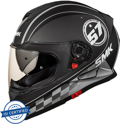 SMK Twister Blade Motorbike Helmet(Matt Black)