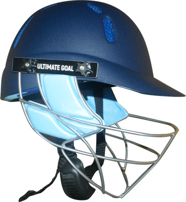 ULTIMATE GOAL Sports Cricket Helmet |Steel Grill|Better Protection |Light Weight|Club Lite(L) Cricket Helmet(Navy Blue)