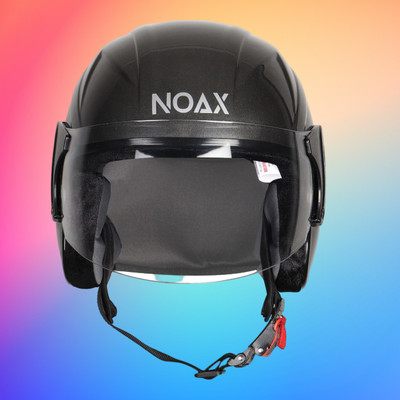 NOAX unisex open face helmet for safty63 Motorbike Helmet(Grey)