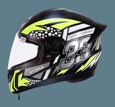 OZONE ONS_Premium Quality_Helmet_GV_@A@_03 Motorbike Helmet(YELLOW BLACK)