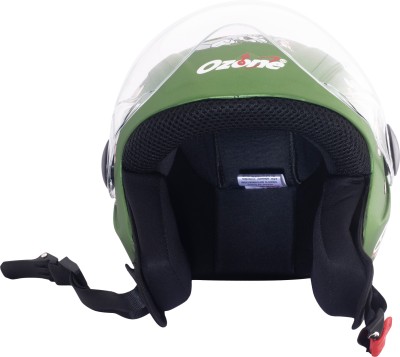 OZONE Superior Certified Helmet_openface@VG&_358 Motorbike Helmet(Green)