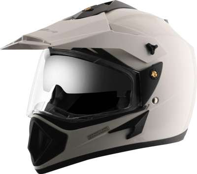 VEGA Off Road D/V Motorbike Helmet(White)
