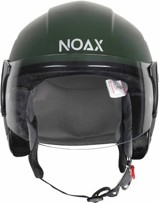NOAX Nano kawach Motorbike Helmet(Military green)