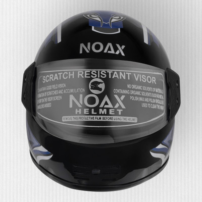 Font young men helmet for ridinggg motorbike-Blue52B Motorbike Helmet(Blue)