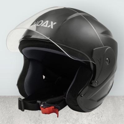 NOAX ISI MARKED KING OF HELMET UNISEX RIDDING HELMET TOP SELLING(DD-791 Motorbike Helmet(Black)