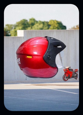 MonteX-1 NEW_MonteX-1__Full Face Bike U157 Motorbike Helmet(Red)
