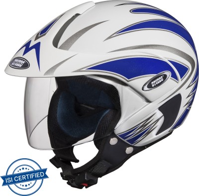 STUDDS Marshall D1 Motorbike Helmet(White)