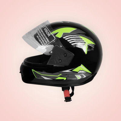 NOAX UNISEX SAFETY HELMET ONROAD HELMET- TWO WHEELER,BIKE & SCOOTER (SL-573 Motorbike Helmet(Green)