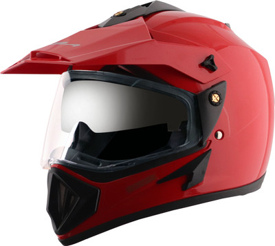VEGA Off Road D/V Motorbike Helmet(Red)