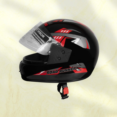 NOAX unisex full face good hard quality helmet-Green313313-Red jaal-ABCD Motorbike Helmet(Red)