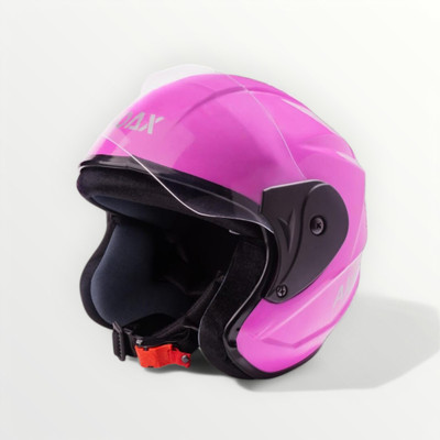 NOAX Unisex Full Face Helmet For Motorbikes -693 Motorbike Helmet(Pink)